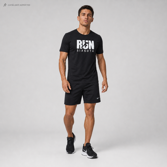 Polera Run Six60th | Camiseta Running Premium Unisex