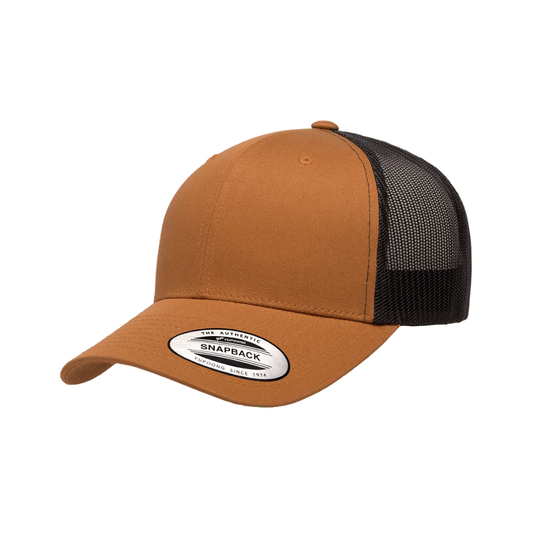 Gorras Flexfit Yupong 6606 Marrón Caramelo