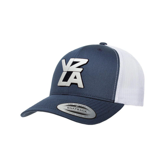 VZLA TRUCKER AZULA ACERO Gorra Venezuela Premium Clásica