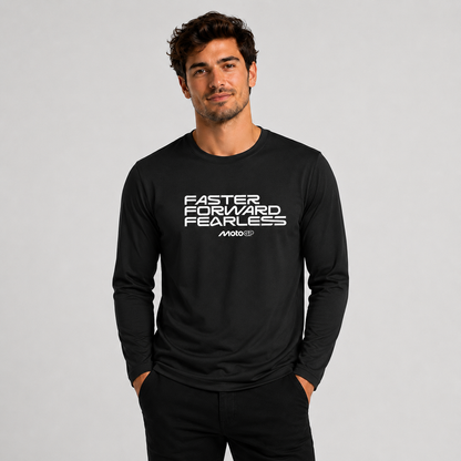 Polera Manga Larga MotoGP Faster Forward Fearless | Motorsport Premium Six60th