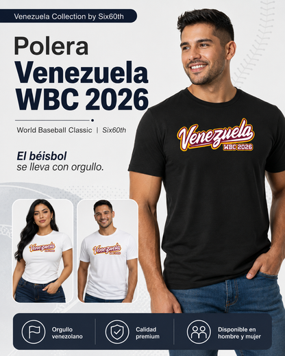 Polera Venezuela WBC 2026 | World Baseball Classic | Hombre