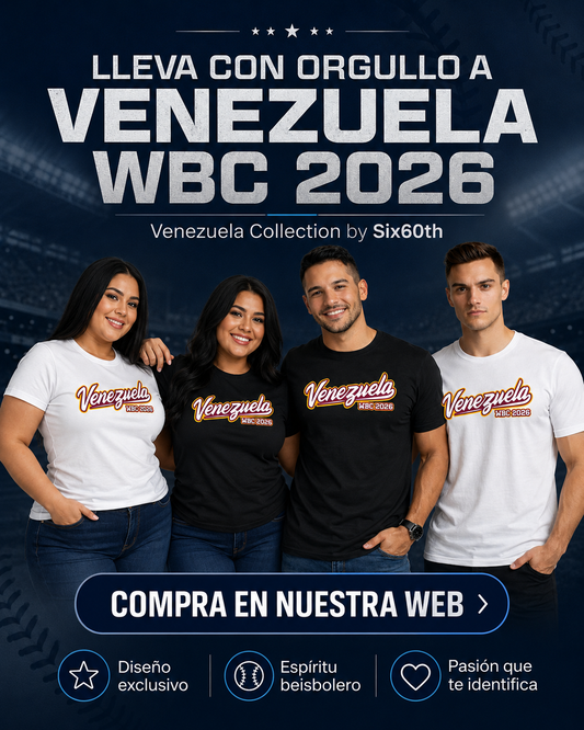 Polera Venezuela WBC 2026 | World Baseball Classic | Six60th