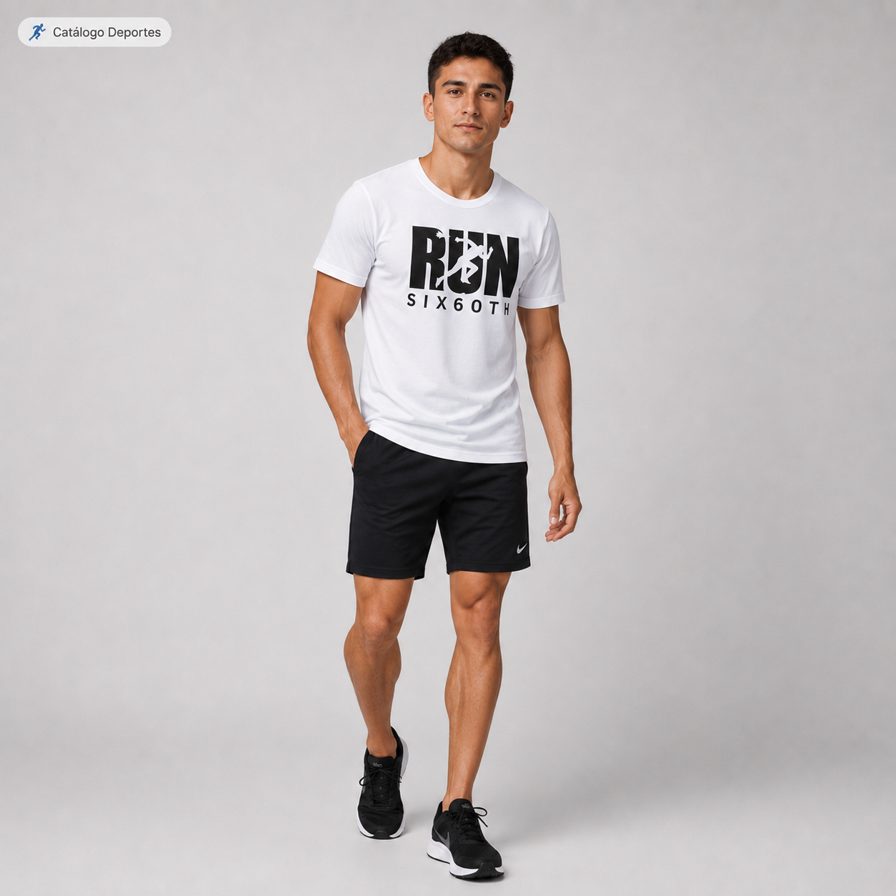 Polera Run Six60th | Camiseta Running Premium Unisex Hombre