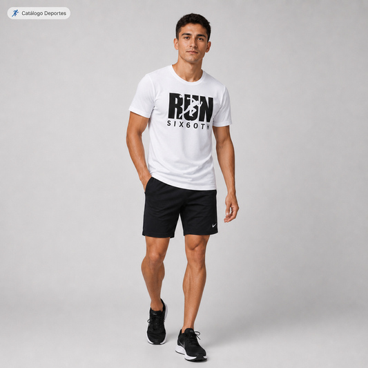 Polera Run Six60th | Camiseta Running Premium Unisex