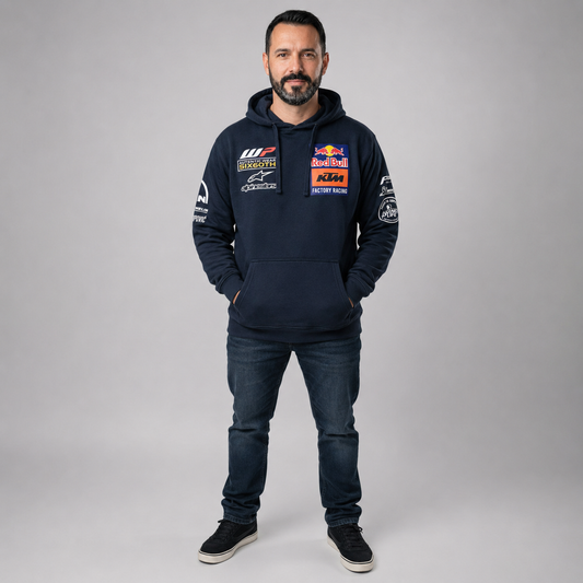Poleron KTM RedBull Factory Racing Azul