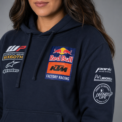 Poleron KTM RedBull Factory Racing Azul
