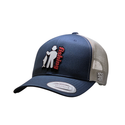 Gorra Premium Fishing | Relieve 3D | YP Classics® Retro Trucker | Six60th