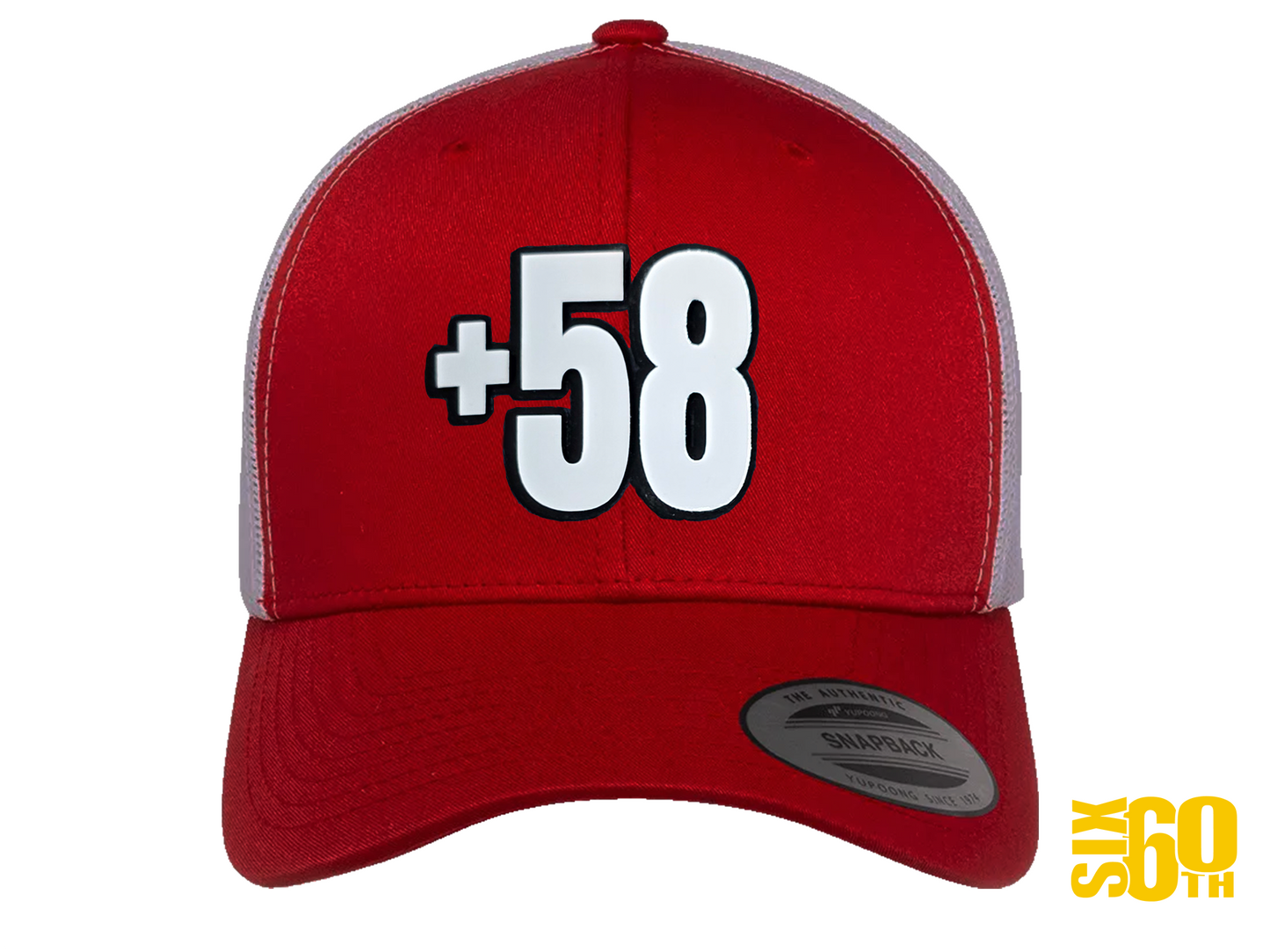 Gorra venezolana +58 con diseño premium Six60th