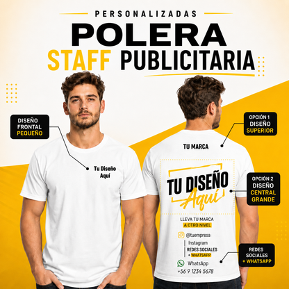 P01 Polera Premium Unisex Personalizada 165 g | Six60th