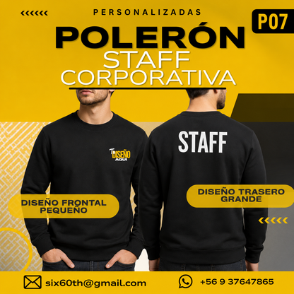 P07 Polerón Clásico Unisex Personalizado 280 g | Six60th