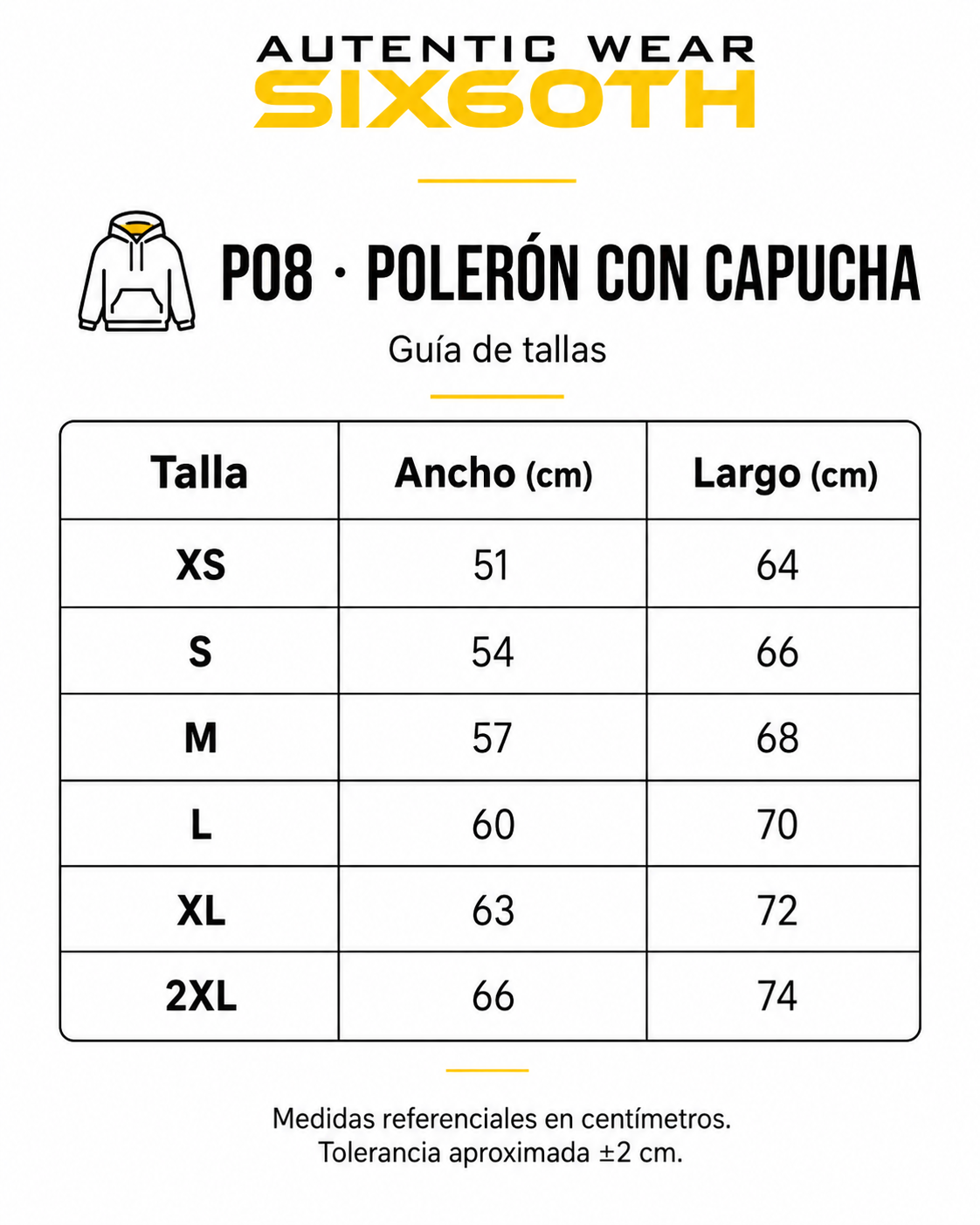 P08 Polerón con Capucha Personalizado 280 g | Six60th
